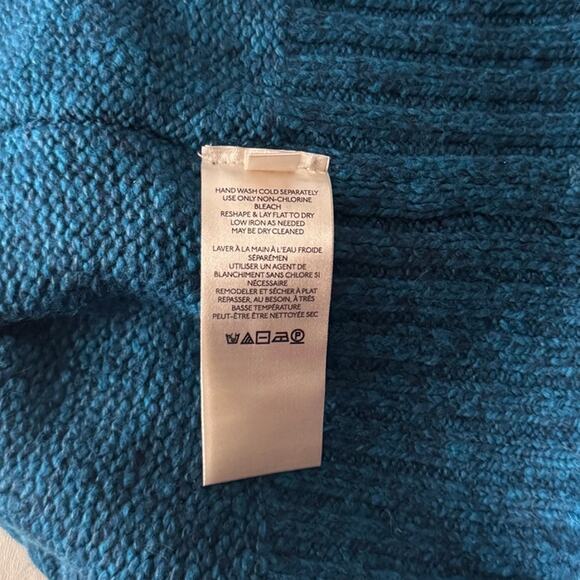 New Free People Brookside Oversized Sweater in Halcyon Blue Women's XS - Picture 6 of 10